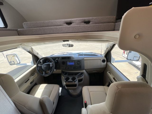 Cheapest class C rv cockpit and overhead bunk