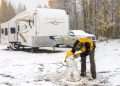 Living Full-Time in a Fifth Wheel This Winter: Cold-Weather Tips for Families