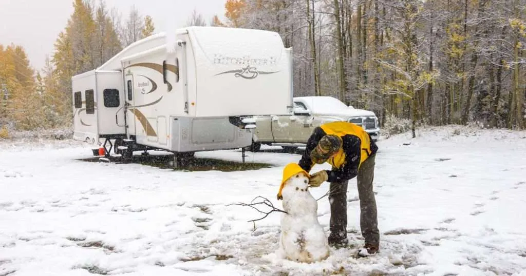 Living Full-Time in a Fifth Wheel This Winter: Cold-Weather Tips for Families